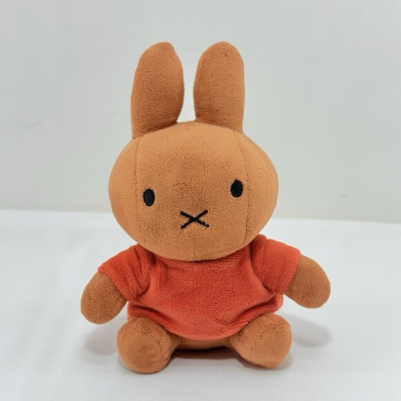 Mercis Jazwares Miffy Nijntje Melanie Plush Bunny Rabbit Toy Dutch Orange Shirt - Picture 1 of 12